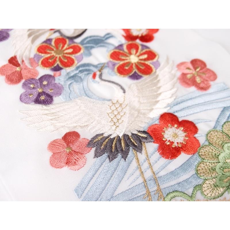 Silelly シルエリー　豪華　半襟　刺繍　鶴