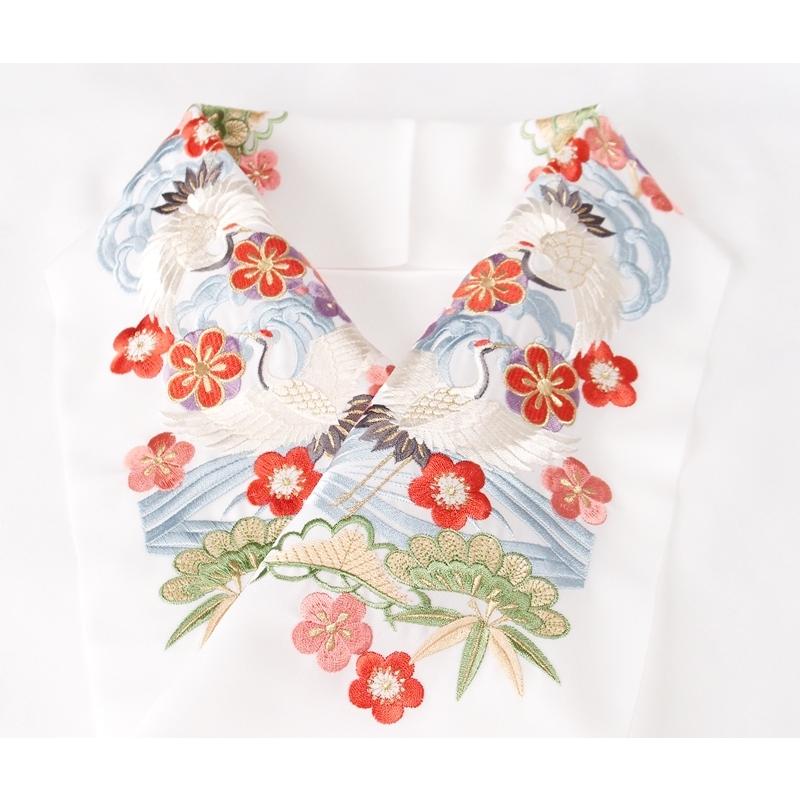 Silelly シルエリー　豪華　半襟　刺繍　鶴_1