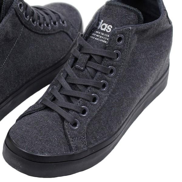 adidas アディダス COURT VANTAGE HEEL HEATHER AC レディース スニーカー BLACK コートバンテージ インヒール シークレットシューズ ブラック 黒 靴 送料無料｜miami-records｜06