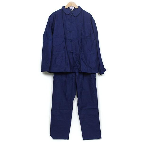 Dead Stock デッドストック カンフー ジャケット & パンツ セットアップ INDIGO ヴィンテージ インディゴ ビンテージ デッドストック 上下 送料無料｜miami-records｜04