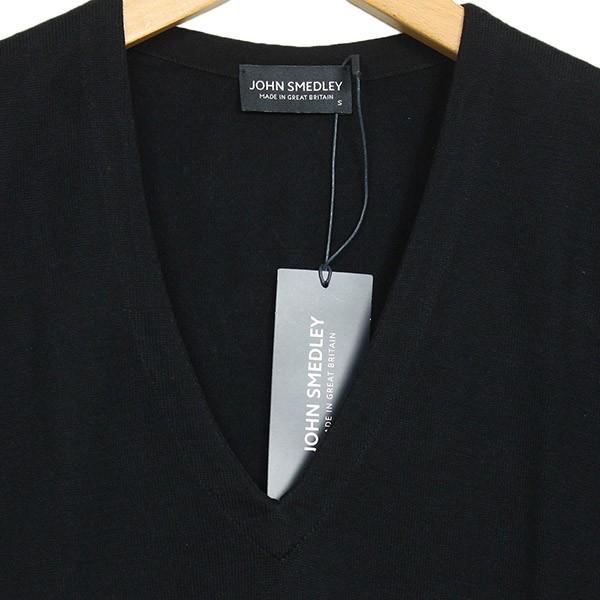 John Smedley ジョンスメドレー STENNER シーアイランドコットン レディース コットンドレス BLACK ブラック ワンピース 黒 送料無料 MADE IN ENGLAND UK｜miami-records｜06