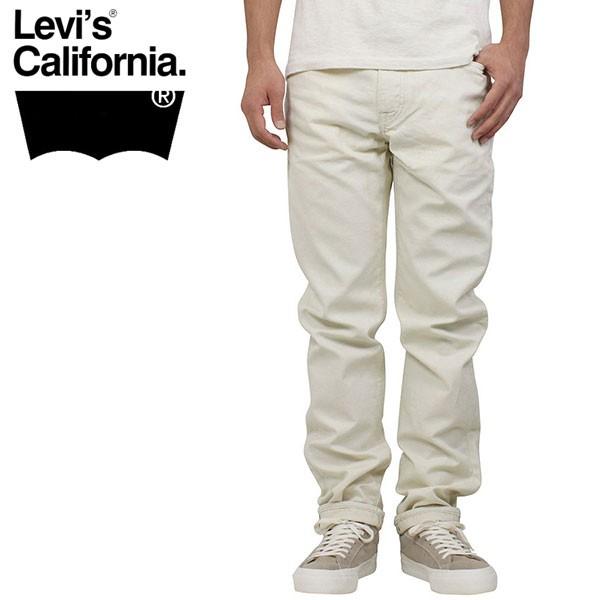 Levi's California リーバイス カリフォルニア 5ポケット ピケパンツ WHITE ワークパンツ メンズ ボトムス 男性用 ホワイト 白 細畝 BEAMS 39997-0015｜miami-records