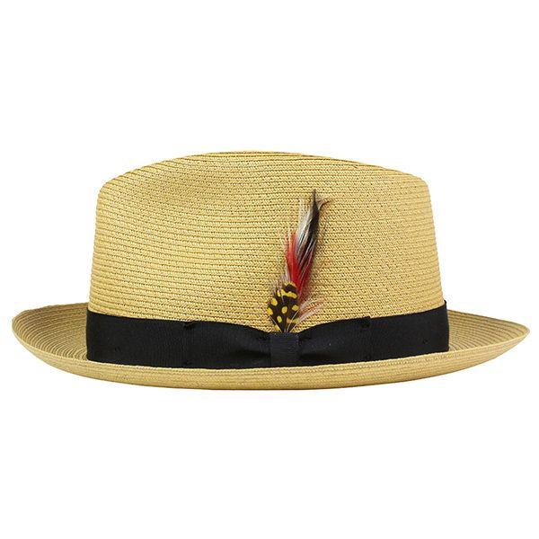 NEW YORK HAT ニューヨークハット Sewn Braid Fedora ストローハット 全3色｜miami-records｜06