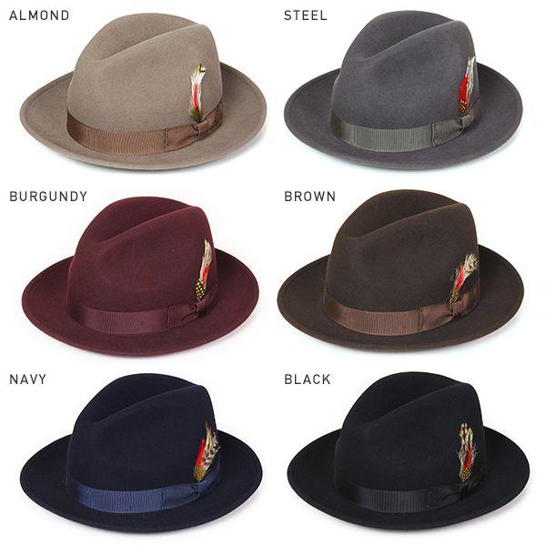 NEW YORK HAT ニューヨークハット Lite Felt Fedora フェドラ NEW YORK HAT ニューヨークハット Lite Felt Fedora フェドラ