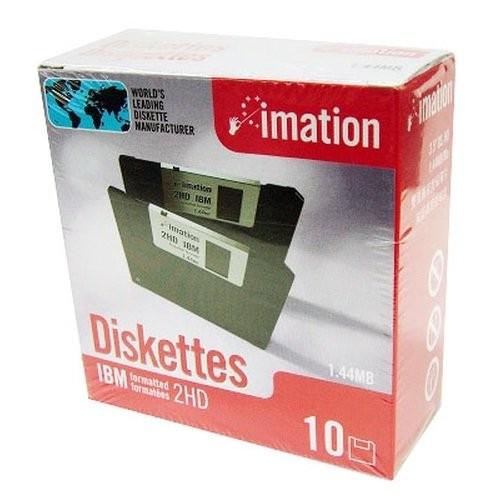3.5インチ2HDフロッピーディスク10枚パック IMATION MF2HD D18-10PA