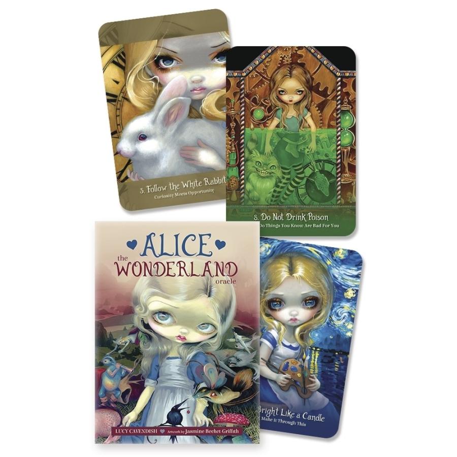 オラクルカード 不思議の国のアリス ワンダーランド オラクル 占い Alice The Wonderland Oracle 占い [正規品] 英語のみ｜mib-store