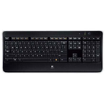 並行輸入 Logitech Wireless Illuminated Keyboard K800 : MIBAストア