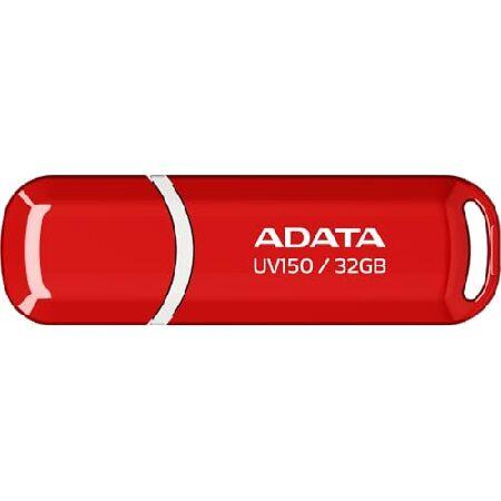 並行輸入 ADATA USBメモリ 32GB USB3.0 キャップ付 レッド AUV150-32G