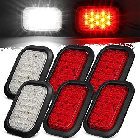 並行輸入 Partsam 6個 5x3 長方形 ストップ/ターン/テール