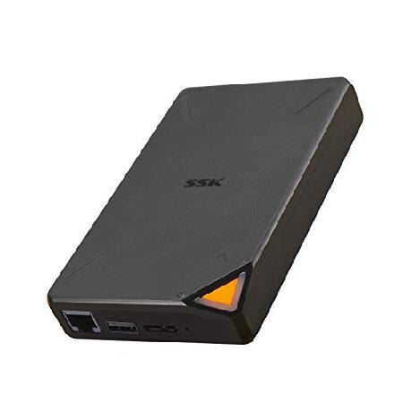 並行輸入 SSK 2TB Portable NAS External Wireless Hard Drive with