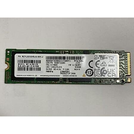 SAMSUNG M.2 NVMe 内蔵型SSD 512GB 4156時間動作品 並行輸入 MZVLB512HBJQ-00000 サムスン 512GB PM981a SED 暗号化 M2 M