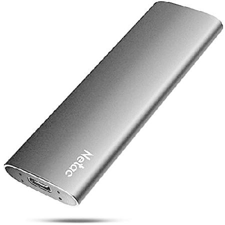 並行輸入 Netac ポータブル SSD 1TB Type C用 最大500MB/秒 SATA USB