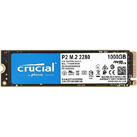 並行輸入 Crucial クルーシャル P2シリーズ 1TB(1000GB) 3D NAND NVMe