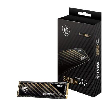 並行輸入 MSI SPATIUM M470 PCIe 4.0 NVMe M.2 1TB 内蔵SSD Gen4 1.3