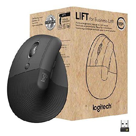 並行輸入 Logitech Lift for Business Left, Vertical Ergonomic Mouse