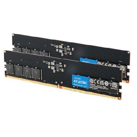 並行輸入】Crucial RAM 32GB キット (2x16GB) DDR5 5600MHz (5200MHz