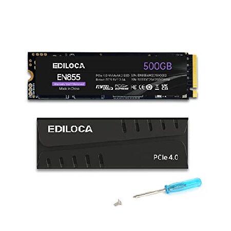 並行輸入 Ediloca EN855 ヒートシンク付き内蔵ゲーミング SSD 500GB