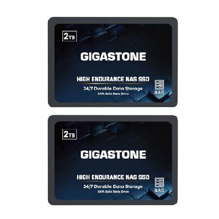 GIGASTONE SSD 2TB NAS SSD (2パック) TLC 3D 並行輸入 【NAS SSD 御勧め】GIGASTONE 2TB NAS (2パック) TLC