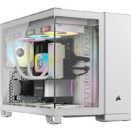 並行輸入 CORSAIR 2500X RGB Micro ATX Dual Chamber PCケース iCUE