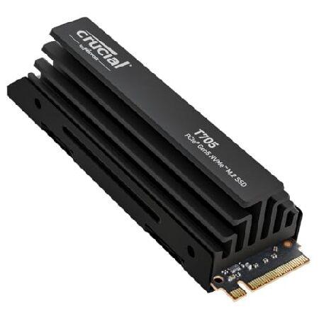 並行輸入 Crucial T705 2TB PCIe Gen5 NVMe M.2 SSD ヒートシンク付き