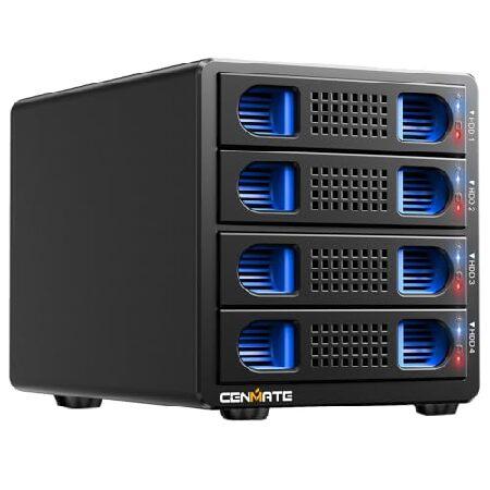 cenmate 4bay RAID 外付HDDケース + 3TB*4 HDD 並行輸入 CENMATE 4 Bay Hard Drive RAID Enclosure with Cooling Fan