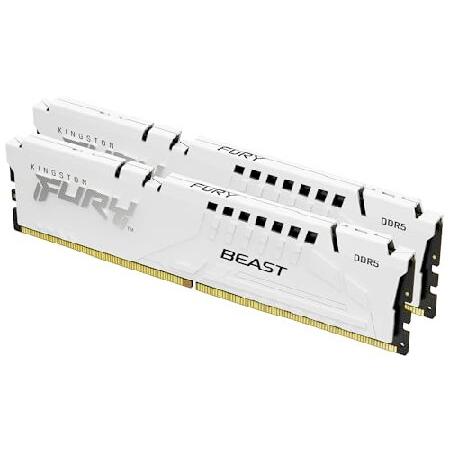 FURY DDR5 メモリ 32GB 並行輸入 Kingston FURY Beast White 32GB 6000MT/s DDR5 CL30 DIMM (2