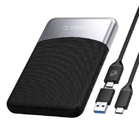 並行輸入 ORICO (オリコ) 1TB 外付けSSD 2イン1 USB Cケーブル付き