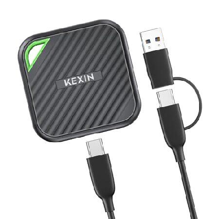 並行輸入 KEXIN 2TB 外付けSSD USB C ポータブル SSD 最大2000MB/秒 外
