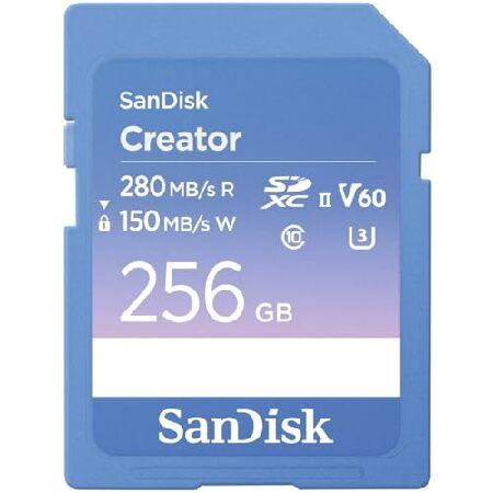 並行輸入 SanDisk 256GB Creator SD UHS-IIカード、読み取り速度最大
