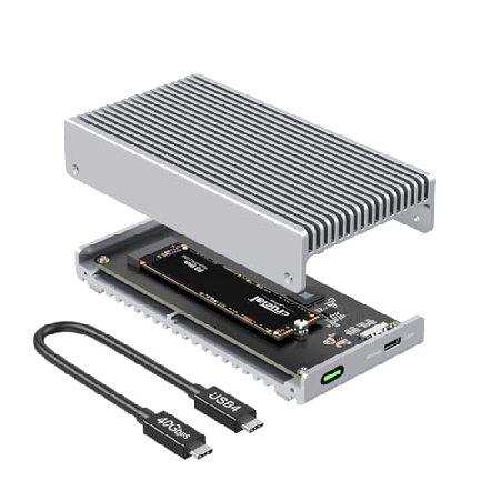 並行輸入 Qwiizlab ファンレス 40Gbps USB4 Thunderbolt 外付けSSD