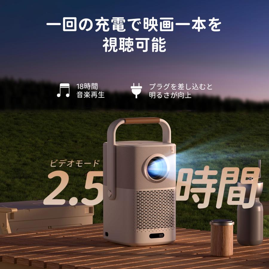 プロジェクター Yaber T2 Plus GTV 1年保証 バッテリー搭載 ポータブル