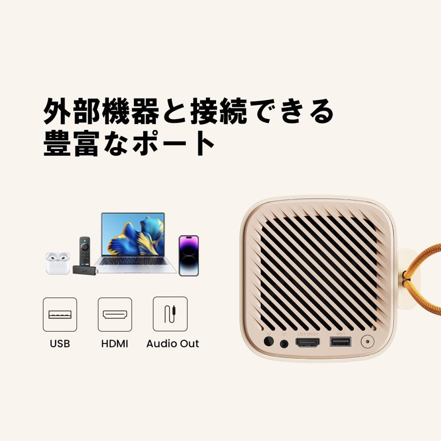 プロジェクター Yaber T1 PRO 1年保証 小型 軽量 家庭用 ポータブル