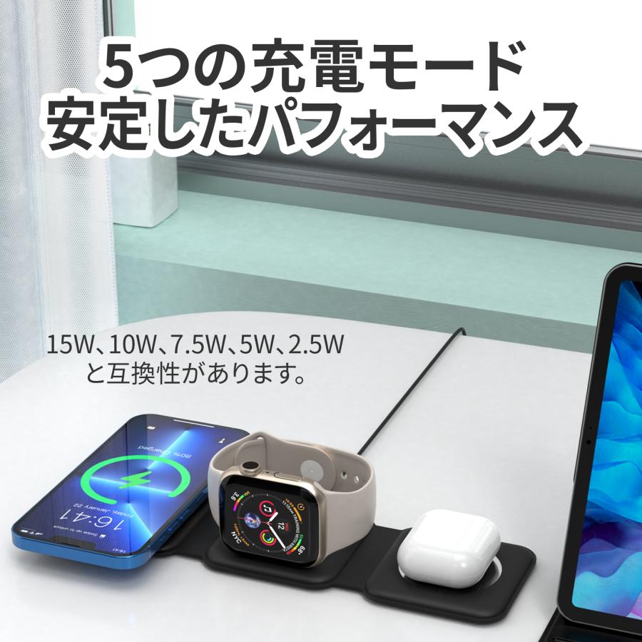 携帯電話本体多数セット CHOETECH 折りたたみ式急速ワイヤレス充電器 T588-F 3in1 電話/時計