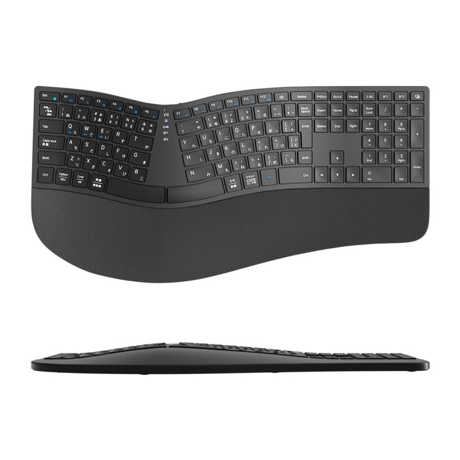 EWIN キーボード エルゴノミクス ワイヤレスキーボード 標準JIS配列