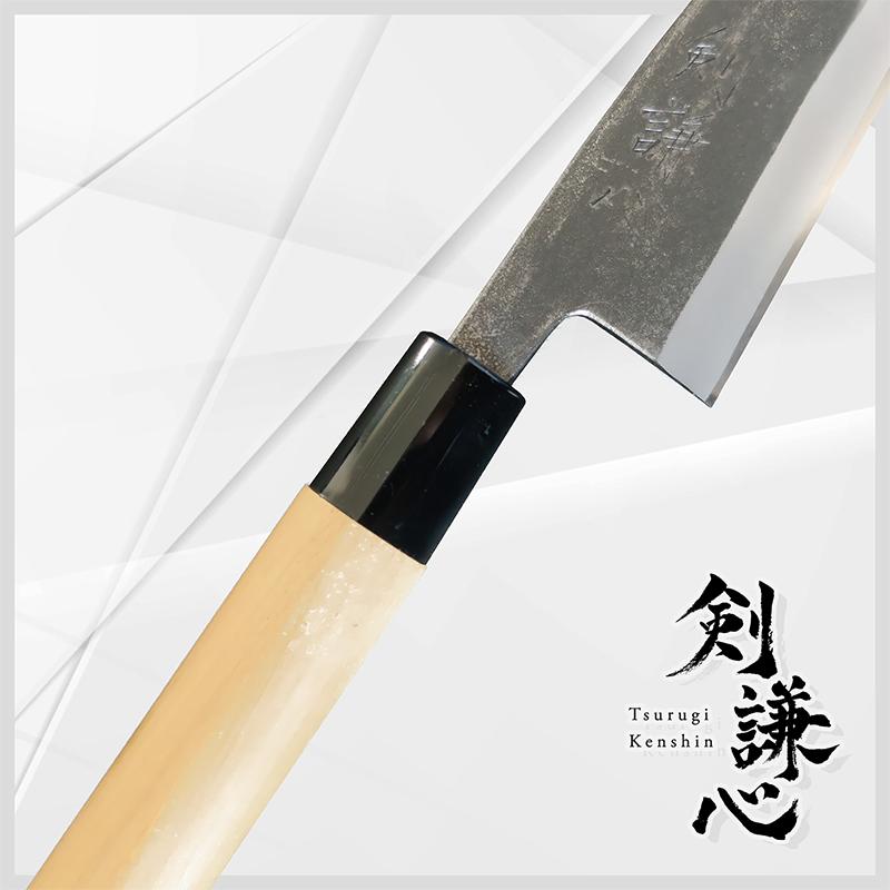 白紙1号 黒打 万能包丁 150㎜ #8041 焼柄 月光作　手作り 白紙1号 黒打 万能包丁 150㎜ #8041 焼柄 月光作 手作り 白紙