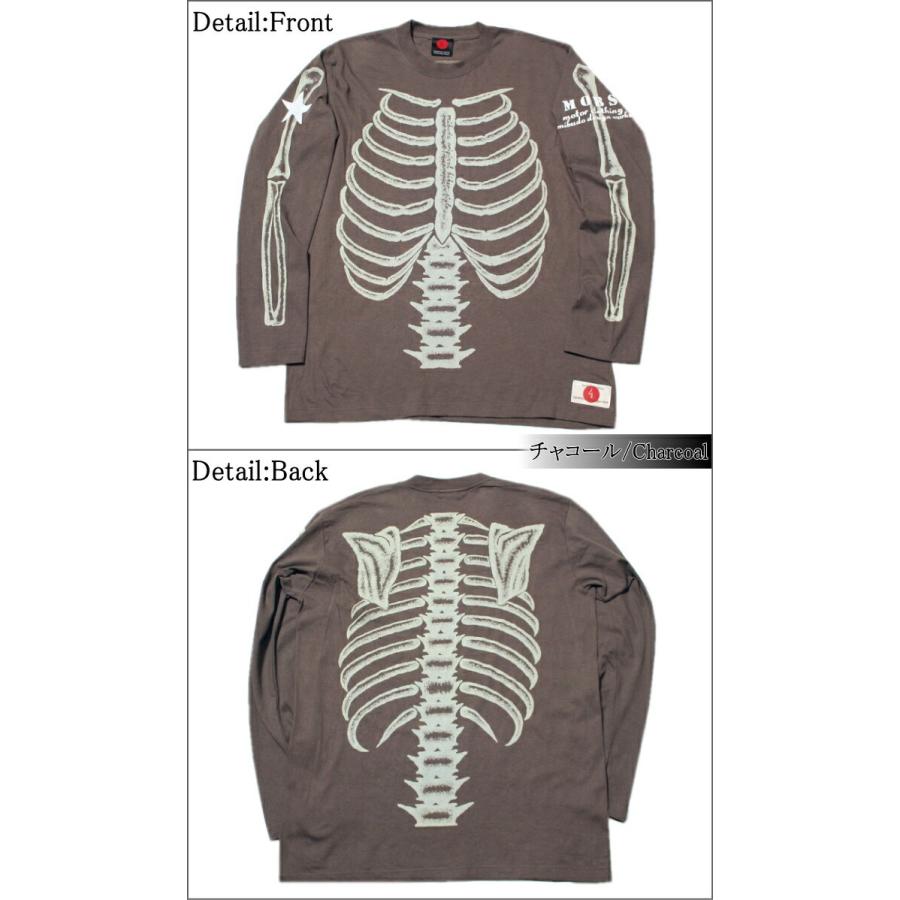 【J's】SKELETON LONG T XXL　ロンT Never mind the XU / Chikashitsu+｜【XU】skeleton long sleeve tee