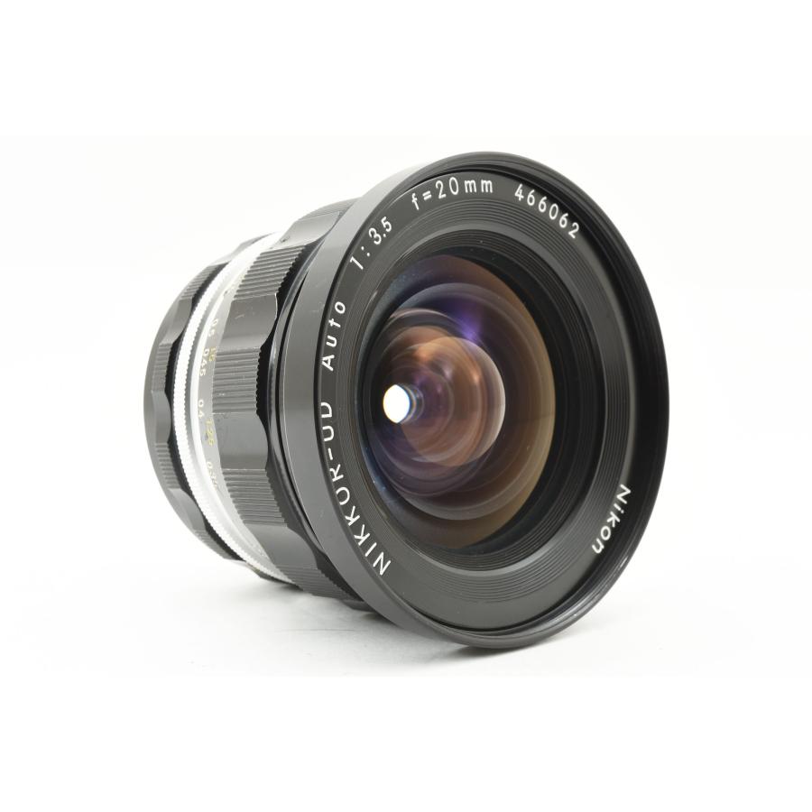 /美品・完動品/  Nikon Nikkor UD Auto 20mm f3.5 ニコン ニッコール フィルムカメラ レンズ 中古 | NIKKOR | 04