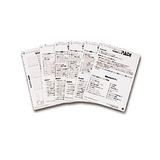 [ PADI ] パディジャパン 水中用キューカード(CW用) | 