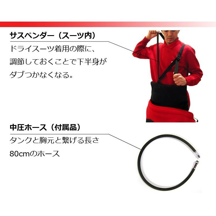 GRUSHドライスーツ メンズ DRY SUITS (BK(RDステッチ GRUSHドライスーツ メンズ DRY SUITS (BK(RDステッチ