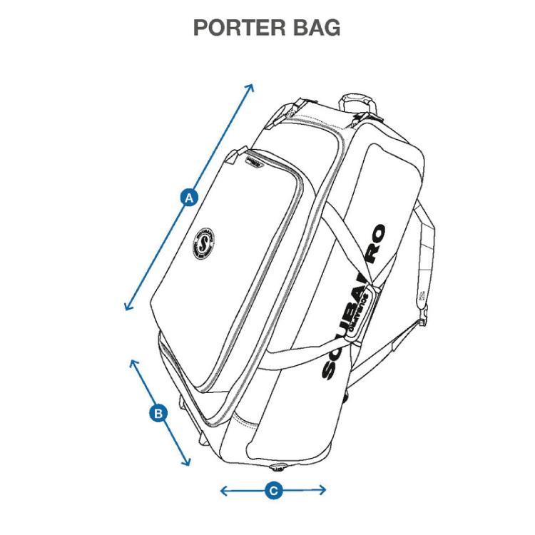 [ SCUBAPRO ] スキューバプロ 53-310-190 PORTER BAG （ポーターバッグ） |  | 01