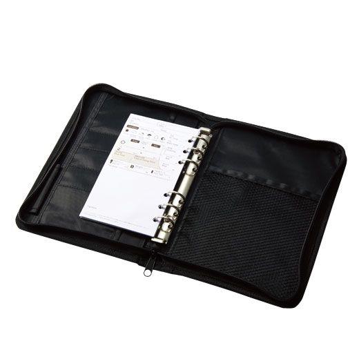 mic21オリジナル らくらくLOGBOOKバインダー ブラック |  | 01