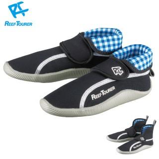 [ Reef Tourer ] リーフツアラー RA0102 マリンシューズハイカット（子供向け） BK（ブラック） | 