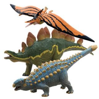 [ フェバリット ] DINOSAUR ダイナソー ビニールモデル個性派恐竜3体セット(FD305-307-308)｜mic21
