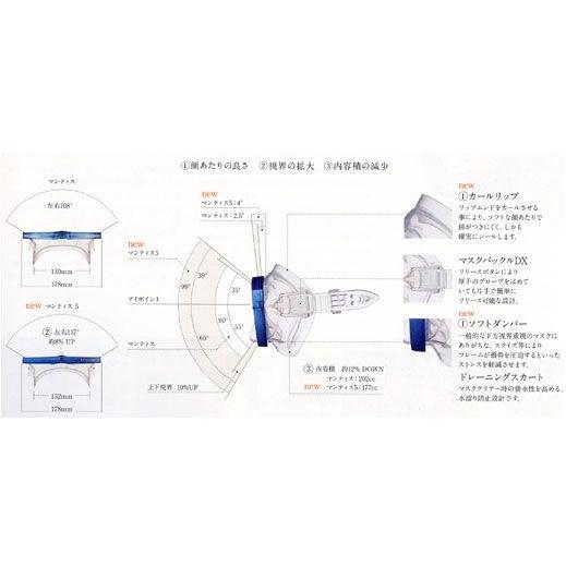 [ GULL ] ガル GM-1037 マンティス5ブラックシリコン（メタリックシルバー） | GULL | 01