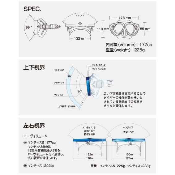[ GULL ] MANTIS5 マスク＆度付きレンズ マンティス5 純正度付きレンズセット [ メタリックシルバー ] | GULL | 03