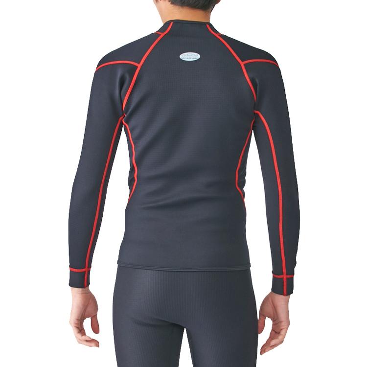 [ Surf Grip ] HC CSP AIR SKIN エアースキン 長袖/フロントジップ レッドステッチ |  | 01