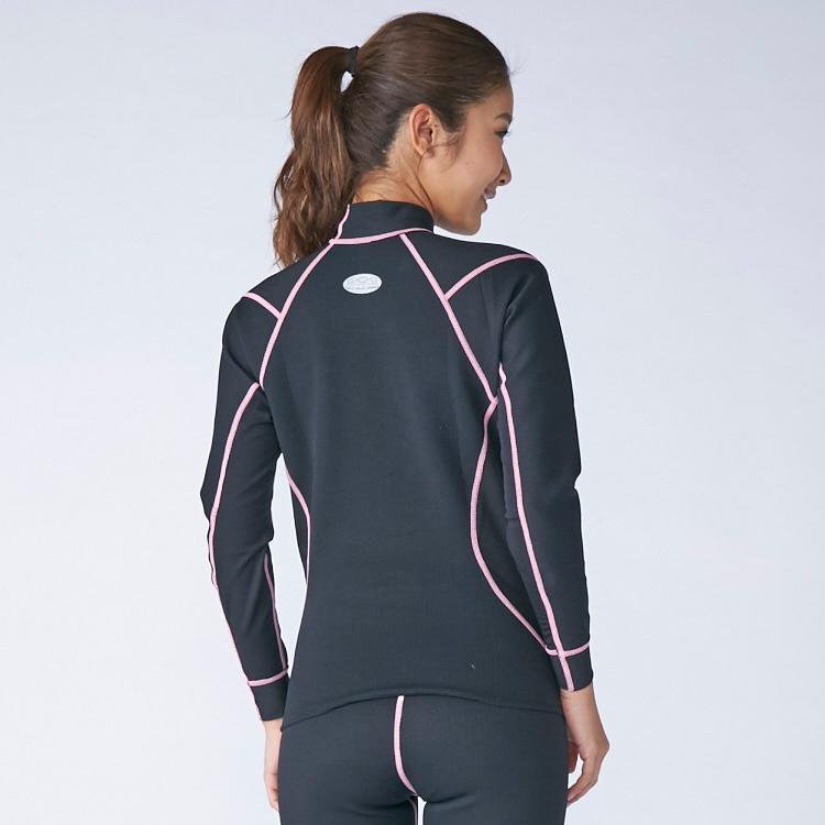 [ Surf Grip ] HC CSP AIR SKIN エアースキン 長袖/ピンクステッチ |  | 01