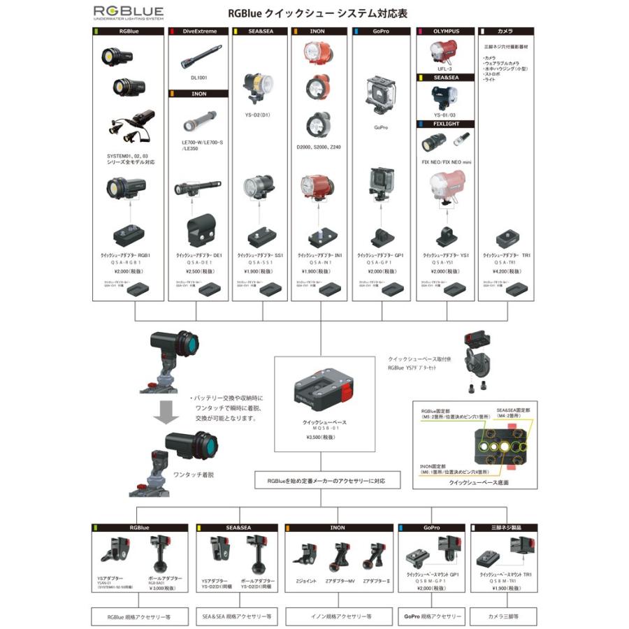 [ RGBlue ] アールジーブルー QSA-DE1 クイックシューアダプター DE1 |  | 01