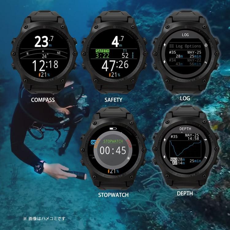 [ SHEARWATER ] シェアウォーター TERIC ダイブコンピューター 腕時計タイプ レジャーダイビング テックダイビング 充電式 カラー液晶 |  | 09