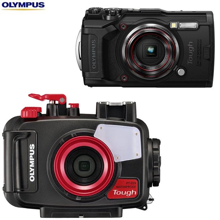 送料込】 OLYMPUS オリンパス TG-6 PT-059 水中カメラセット